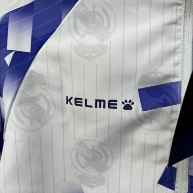 96-97 Real Madrid Retro Trench Coat Reversible Windbreaker Double-Sides Jacket