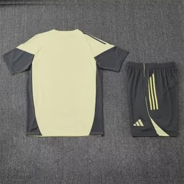 25-26 Real Madrid Yellow Training Kits Football Tracksuits Cheap Football Jersey Wholesale Yupoo
