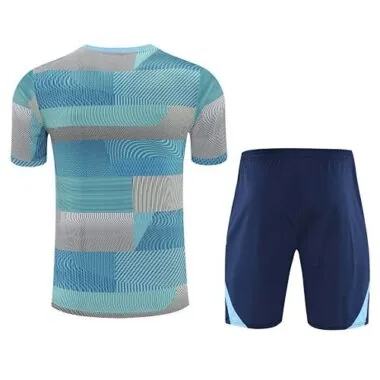25-26 Real Madrid Training Kits Light Blue Tracksuits Cheap Football Jersey Wholesale Yupoo