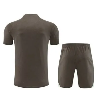 25-26 Real Madrid Training Kits Brown Football Tracksuits Cheap Football Jersey Wholesale Yupoo