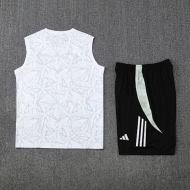 25-26 Real Madrid Pre-Match White Training Kits Tracksuits Cheap Football Jersey Wholesale Yupoo