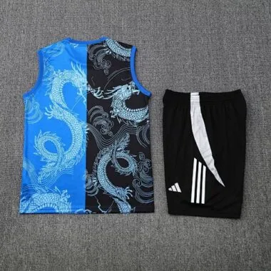 25-26 Real Madrid Black&Blue Dragon Training Kits Tracksuits Cheap Football Jersey Wholesale Yupoo