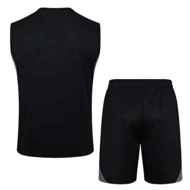25-26 Real Madrid Black Training Kits Football Vest Suits Cheap Football Jersey Wholesale Yupoo