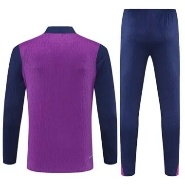25-26 Barcelona Pink Training Kits Long Football Tracksuits Cheap Football Jersey Wholesale Yupoo