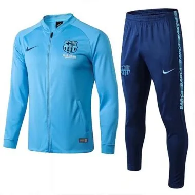 25-26 Barcelona Football Tracksuit Blue Long Jacket Suits Cheap Football Jersey Wholesale Yupoo