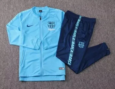 25-26 Barcelona Football Tracksuit Blue Long Jacket Suits Cheap Football Jersey Wholesale Yupoo