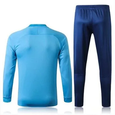25-26 Barcelona Football Tracksuit Blue Long Jacket Suits Cheap Football Jersey Wholesale Yupoo