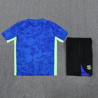 25-26 Barcelona Blue Training Kits Football Tracksuits Cheap Football Jersey Wholesale Yupoo