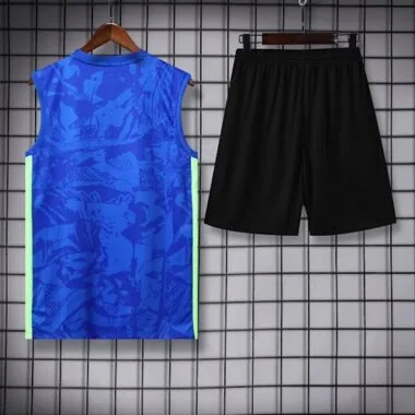 25-26 Barcelona Blue Training Kit Football Vest Suits Cheap Football Jersey Wholesale Yupoo