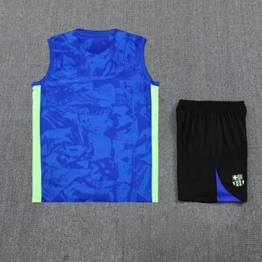 25-26 Barcelona Blue Training Kit Football Vest Suits Cheap Football Jersey Wholesale Yupoo