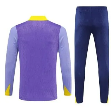25-26 Atletico Madrid Purple Training Kits Long Tracksuits Cheap Football Jersey Wholesale Yupoo