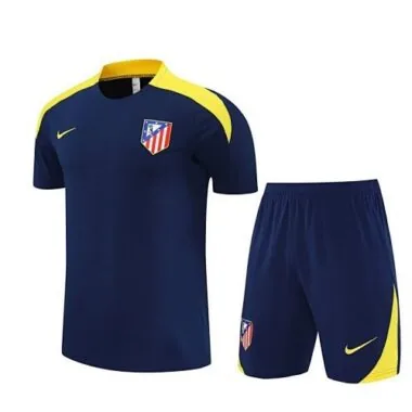 25-26 Atletico Madrid Navy Training Kits Football Tracksuits Cheap Football Jersey Wholesale Yupoo