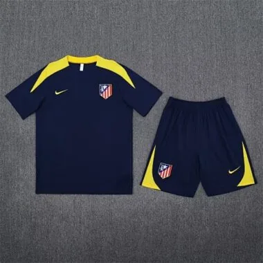 25-26 Atletico Madrid Navy Training Kits Football Tracksuits Cheap Football Jersey Wholesale Yupoo