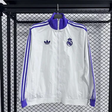 25-26 Real Madrid Windbreaker Jacket Kit S-3XL Cheap Football Jersey Wholesale Yupoo