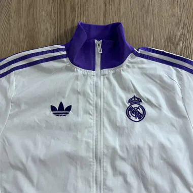 25-26 Real Madrid Windbreaker Jacket Kit S-3XL Cheap Football Jersey Wholesale Yupoo
