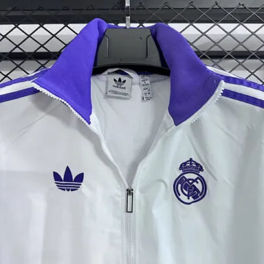 25-26 Real Madrid Windbreaker Jacket Kit S-3XL Cheap Football Jersey Wholesale Yupoo