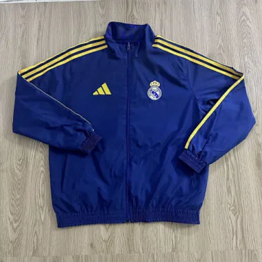 25-26 Real Madrid Reversible Double-Sides Windbreaker Jacket S-3XL
