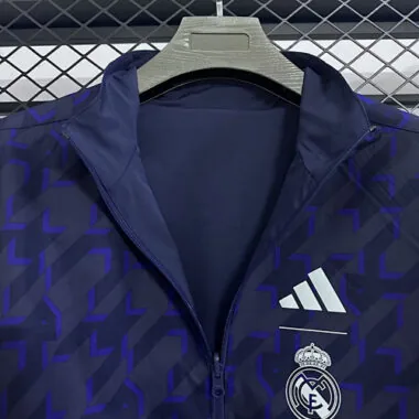 25-26 Real Madrid Reversible Double-Sides Windbreaker Jacket S-3XL
