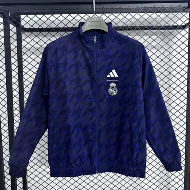 25-26 Real Madrid Reversible Double-Sides Windbreaker Jacket S-3XL