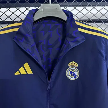 25-26 Real Madrid Reversible Double-Sides Windbreaker Jacket S-3XL