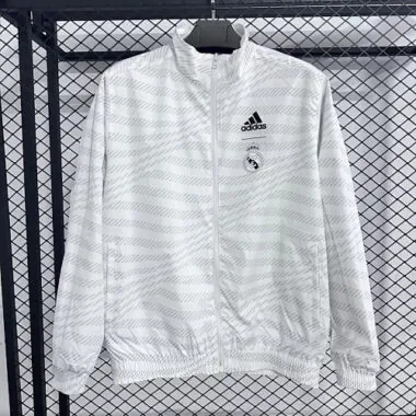 25-26 Real Madrid Reversible Double-Sides Windbreaker Jacket S-3XL