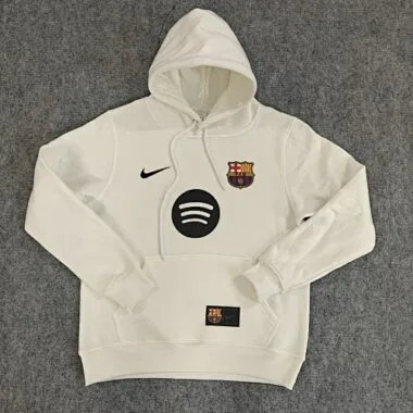 25-26 Barcelona Hoodie Sweatshirt Kit Cheap Football Jersey Wholesale Yupoo