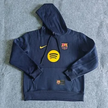 25-26 Barcelona Hoodie Sweatshirt Kit Cheap Football Jersey Wholesale Yupoo