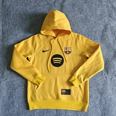 25-26 Barcelona Hoodie Sweatshirt Kit Cheap Football Jersey Wholesale Yupoo