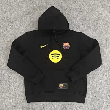 25-26 Barcelona Hoodie Sweatshirt Kit Cheap Football Jersey Wholesale Yupoo