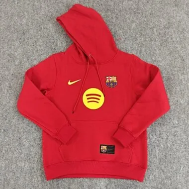 25-26 Barcelona Hoodie Sweatshirt Kit Cheap Football Jersey Wholesale Yupoo