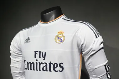 13-14 Retro Player Real Madrid Home Kit Long Sleeve Cheap Football Jersey Wholesale Yupoo