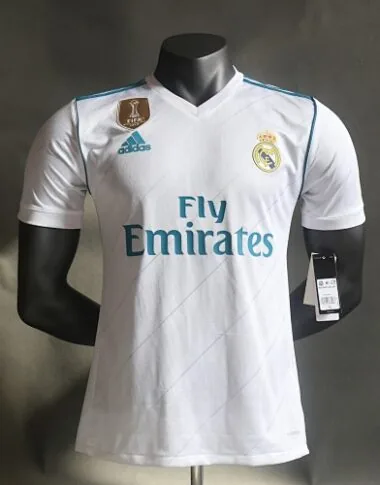 17-18 Retro Player Real Madrid Home Kit Cheap Football Jersey Wholesale Yupoo