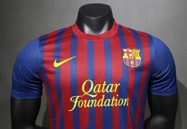 11-12 Retro Player Barcelona Home Kit Cheap Football Jersey Wholesale Yupoo