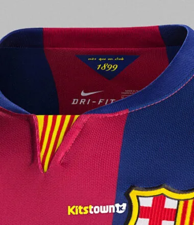 14-15 Retro Player Barcelona Home Kit Long Sleeve Cheap Football Jersey Wholesale Yupoo