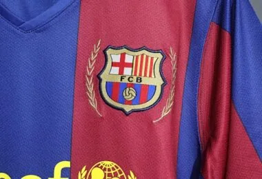07-08 Retro Player Barcelona Home Kit Cheap Football Jersey Wholesale Yupoo
