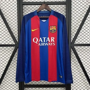 Retro 14-15 Long Sleeve Barcelona Home S-XXL Cheap Football Jersey Wholesale Yupoo
