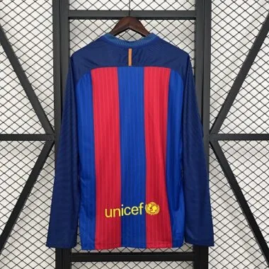 Retro 14-15 Long Sleeve Barcelona Home S-XXL Cheap Football Jersey Wholesale Yupoo