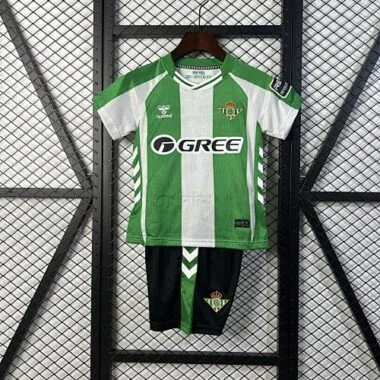 25-26 Kids Real Betis Home Size 16-28 Cheap Football Jersey Wholesale Yupoo