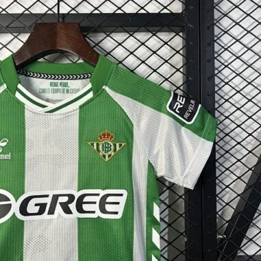 25-26 Kids Real Betis Home Size 16-28 Cheap Football Jersey Wholesale Yupoo