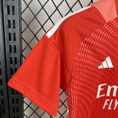 25-26 Real Madrid Orange Goalkeeper Kid Kits Cheap Football Jersey Wholesale Yupoo