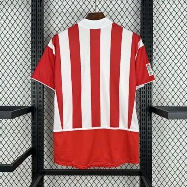02-03 Atletico Madrid Home Retro Kit Vintage Shirt Cheap Football Jersey Wholesale Yupoo
