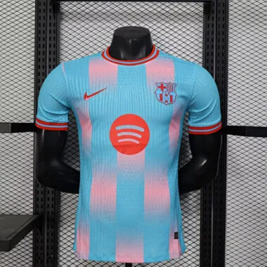 25-26 Barcelona Blue & Pink Special Player Version Cheap Soccer Jerseys Yupoo