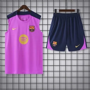 25-26 Barcelona Purple Training Vest Kit S-XXL Cheap Football Jersey Wholesale Yupoo