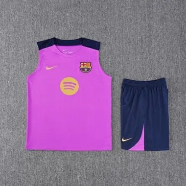 25-26 Barcelona Purple Training Vest Kit S-XXL Cheap Football Jersey Wholesale Yupoo