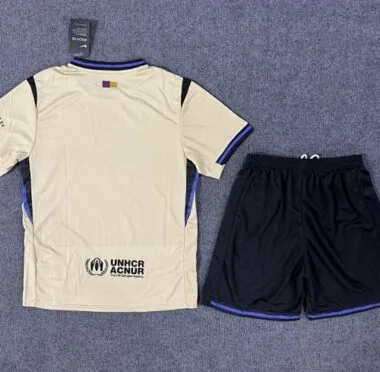 25-26 Kids Barcelona Away Kit Football Jersey