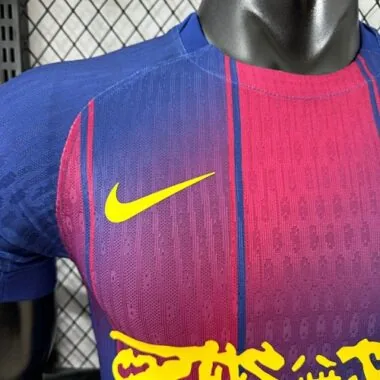 25-26 Player Barcelona Home x Travis Scott Kit S-3XL Cheap Football Jersey Wholesale Yupoo