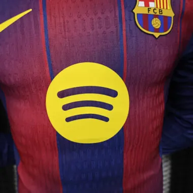 25-26 Player Barcelona Home Long Sleeve Kit S-4XL Football Jersey