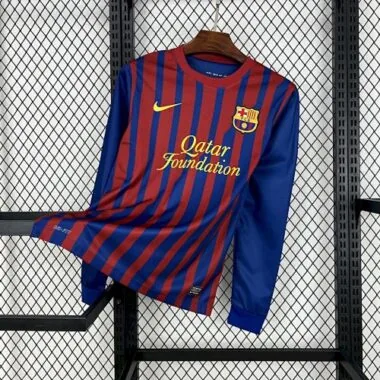 2011-12 Retro Long sleeve Barcelona Home S-XXL