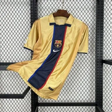 2001-02 Retro Barcelona Away S-XXL