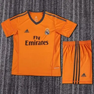 13-14 Retro Kids Real Madrid Second Away Kit